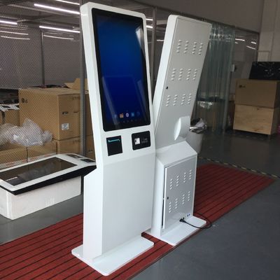 Touch Screen 43 Inch Self Order Kiosk With Qr Code Scanner