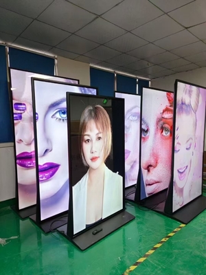 立体75インチインタラクティブなデジタルサイネージディスプレイ トーテム フルHD 1080p Lcdモニター タッチスクリーン キオスク 広告スクリーン