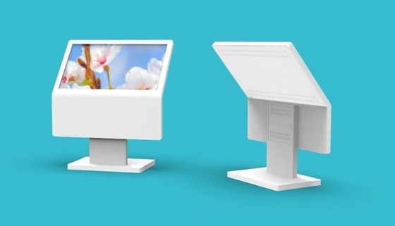タッチスクリーンキオスク Lcd 55 インチ ウェイファインディング 4K HD フロア スタンドアップセルフサービス 画面 インタラクティブ 展示キオスク モール